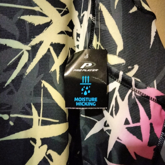 Woman's pro player moisture wicking exercise tights Sz XL - Picture 2 of 9